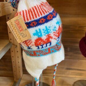 Alpaca Toddler Hat white